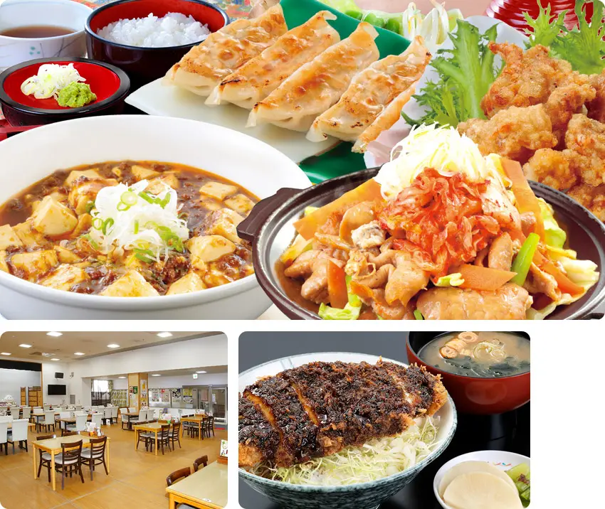 食事 - 佐久平駅前の健康ランドとビジネスホテル「佐久平プラザ21